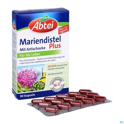 Mariendistel Oel Kapseln Abtei 30st, A-Nr.: 3396441 - 05