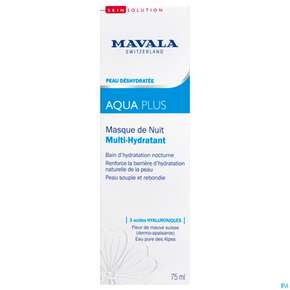 Mavala Aqua Plus Nachtmaske 523.02 75ml, A-Nr.: 4910650 - 01