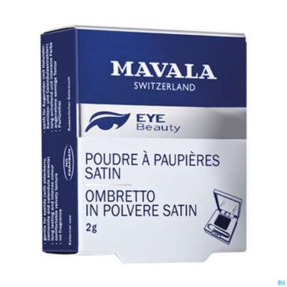 Sie sehen eine Packung Mavala Lidpuder Satin Vert Kha 2g, Produktbild: 02 Mavala Lidpuder Satin Vert Kha 2g, A-Nr.: 4071468 - 02