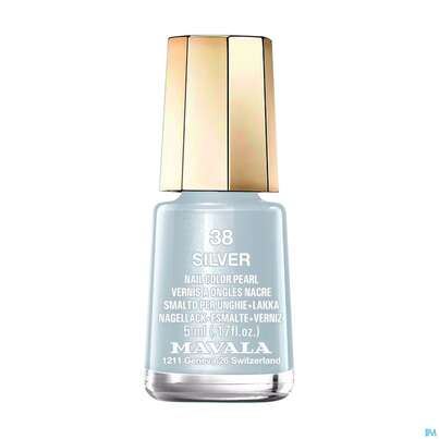 Mavala Nagellacke 38 Silber 5ml, A-Nr.: 3652393 - 02