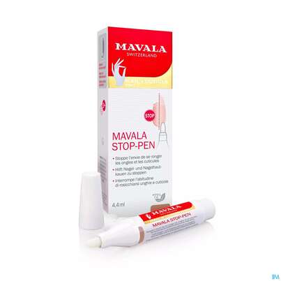 Sie sehen eine Packung Mavala Stop-pen 4,4ml, Produktbild: 03 Mavala Stop-pen 4,4ml, A-Nr.: 5612469 - 03