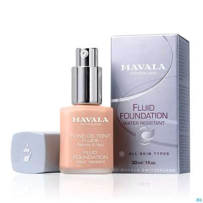 Sie sehen eine Packung Mavala Fluid Foundation Hale 30ml, Produktbild: 03 Mavala Fluid Foundation Hale 30ml, A-Nr.: 3648931 - 03