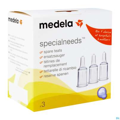 Medela Ersatzsauger Fuer Special Needs Feder 3st, A-Nr.: 3066962 - 04