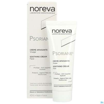 Sie sehen eine Packung Noreva Psoriane Creme 40ml, Produktbild: 06 Noreva Psoriane Creme 40ml, A-Nr.: 4351512 - 06