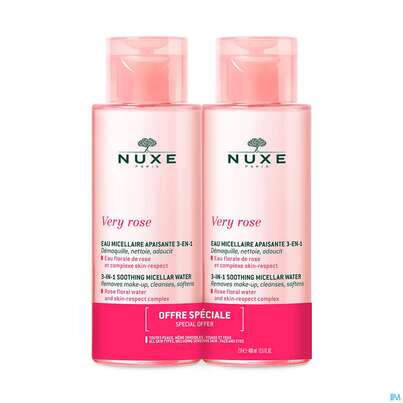 Nuxe Very Rose Micellar Water Sensitive Skin Duo 400ml 2st, A-Nr.: 5806788 - 02