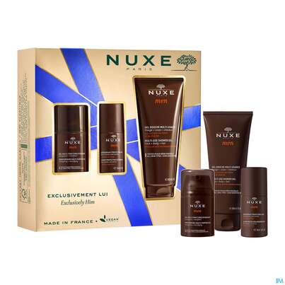 Nuxe Xmas/2023/exclusively Him Moist Purp Gel 50ml +deo 50ml +douche 200ml Men 1st, A-Nr.: 5808847 - 03
