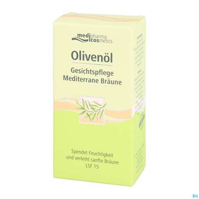 Sie sehen eine Packung Oliven Oel Dr.theiss Gesichtspflege Mediterrane Braeune 50ml, Produktbild: 04 Oliven Oel Dr.theiss Gesichtspflege Mediterrane Braeune 50ml, A-Nr.: 3748615 - 04