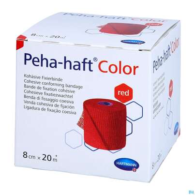 Peha-haft Color Latexfrei Red 20mx 8cm 1st, A-Nr.: 3879808 - 04