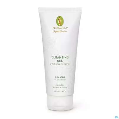 Sie sehen eine Packung Primavera Cleansing Gel 2 In 1 Deep Cleans 100ml, Produktbild: 01 Primavera Cleansing Gel 2 In 1 Deep Cleans 100ml, A-Nr.: 5660244 - 01