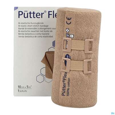 Puetter-verband Flex Kurzzugbinde 10cm 1st, A-Nr.: 3942599 - 04