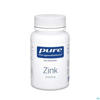 Pure Encapsulations Zink (zinkcitrat) 180 Kapseln, A-Nr.: 3408078 - 01