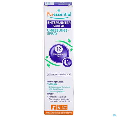 Puressentiel Entspannender Schlaf Spray +12 Aetherischen Oelen 75ml, A-Nr.: 3831836 - 01
