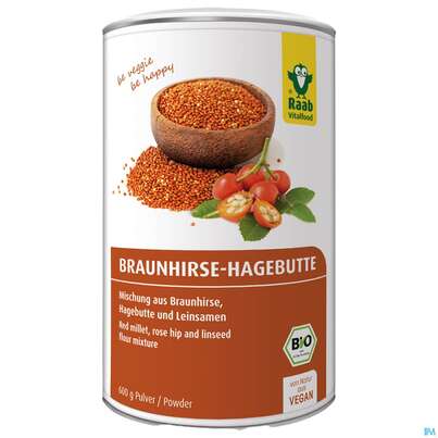 Raab Bio Braunhirse-hagebutte Pulver 600g, A-Nr.: 5168141 - 03