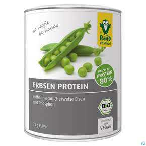 Raab Bio Erbsen Protein Pulver 75g, A-Nr.: 5185381 - 01