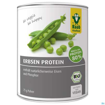 Raab Bio Erbsen Protein Pulver 75g, A-Nr.: 5185381 - 02