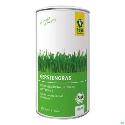 Raab Bio Gerstengras Pulver 140g, A-Nr.: 4361841 - 02