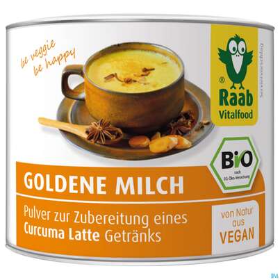 Raab Bio Goldene Milch Pulver Mit Curcuma 70g 70g, A-Nr.: 4790832 - 02