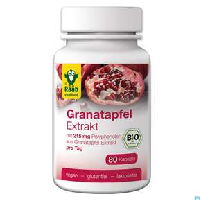 Raab Bio Granatapfel Extrakt Kapseln 80 Kapseln, A-Nr.: 5225991 - 01