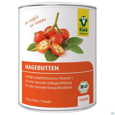 Raab Bio Hagebutten Pulver 150g, A-Nr.: 4361396 - 01