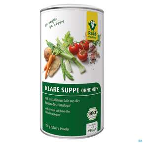 Raab Bio Klare Suppe Ohne Hefe Pulver 350g, A-Nr.: 4367045 - 01