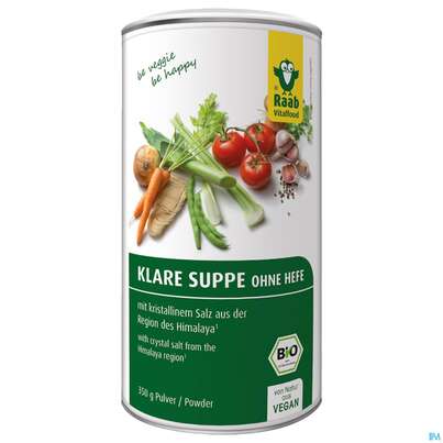 Raab Bio Klare Suppe Ohne Hefe Pulver 350g, A-Nr.: 4367045 - 02