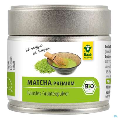 Raab Bio Matcha Premium Grüntee Pulver 30g, A-Nr.: 4368501 - 01