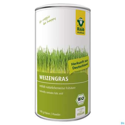 Raab Bio Weizengras Pulver 140g, A-Nr.: 4361835 - 01