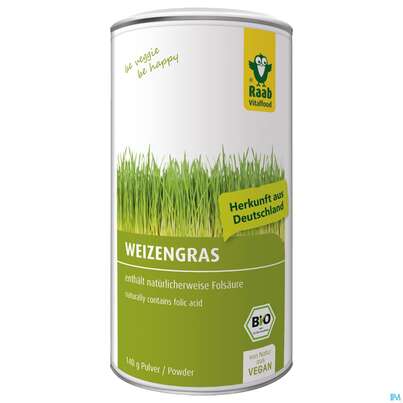 Raab Bio Weizengras Pulver 140g, A-Nr.: 4361835 - 02