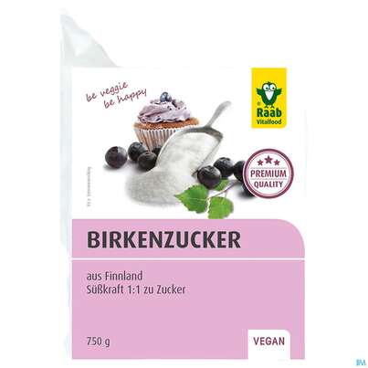 Raab Birkenzucker (xylit) Premium 750g, A-Nr.: 4369127 - 02