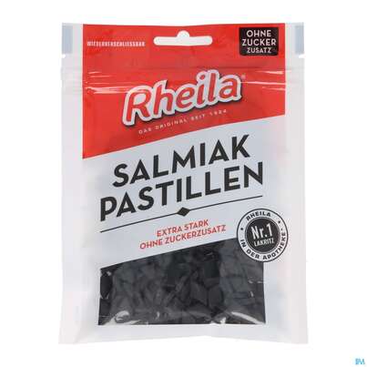 Rheila Salmiak Pastillen Ohne Zuckerzusatz 90g, A-Nr.: 4517160 - 01