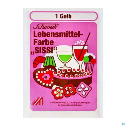 Schimek Lebensmittelfarbe Nr 1 Zitronengelb 4g, A-Nr.: 5744981 - 02