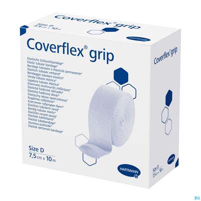 Schlauchverband Coverflex/grip Weiss Gr.hand-arm-fuss-untersc 10mx 7,5cm Gr.d 1st, A-Nr.: 4902998 - 01