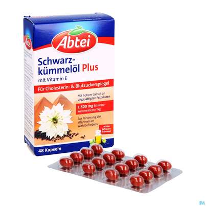 Schwarzkuemmeloel Kapseln Abtei 50000 48st, A-Nr.: 5331888 - 05