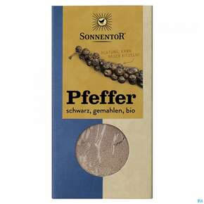 Sonnentor Bio Pfeffer Schwarz Gemahlen 00670 50g, A-Nr.: 5228050 - 01