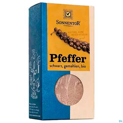 Sonnentor Bio Pfeffer Schwarz Gemahlen 00670 50g, A-Nr.: 5228050 - 03