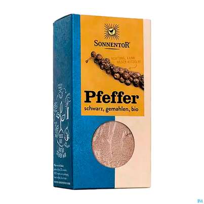 Sonnentor Bio Pfeffer Schwarz Gemahlen 00670 50g, A-Nr.: 5228050 - 04