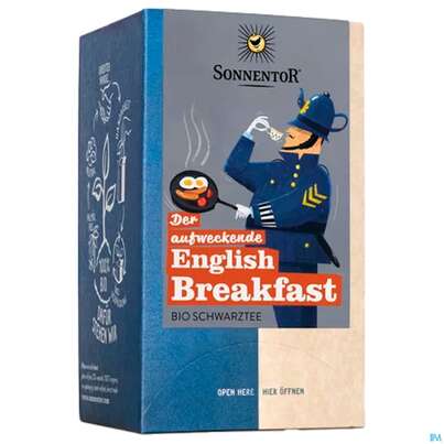 Sonnentor Doppelkammerbeutel/bio English Breakfast Tee 32,4g 02685 18st, A-Nr.: 5804884 - 02