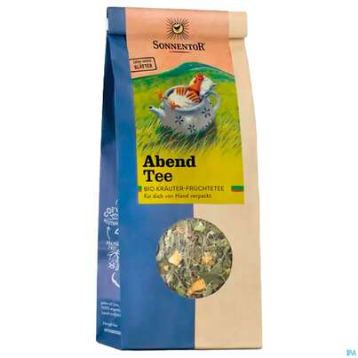 Sie sehen eine Packung Sonnentor Tee/bio Abend Lose 00502 50g, Produktbild: 02 Sonnentor Tee/bio Abend Lose 00502 50g, A-Nr.: 3573742 - 02