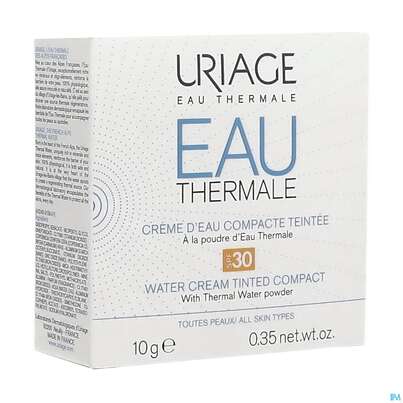 Sie sehen eine Packung Uriage Hydro-aktiv Getoente Kompaktcreme Spf30 10g, Produktbild: 04 Uriage Hydro-aktiv Getoente Kompaktcreme Spf30 10g, A-Nr.: 5618360 - 04