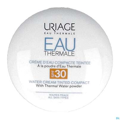 Sie sehen eine Packung Uriage Hydro-aktiv Getoente Kompaktcreme Spf30 10g, Produktbild: 08 Uriage Hydro-aktiv Getoente Kompaktcreme Spf30 10g, A-Nr.: 5618360 - 08