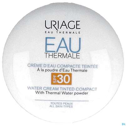 Sie sehen eine Packung Uriage Hydro-aktiv Getoente Kompaktcreme Spf30 10g, Produktbild: 09 Uriage Hydro-aktiv Getoente Kompaktcreme Spf30 10g, A-Nr.: 5618360 - 09