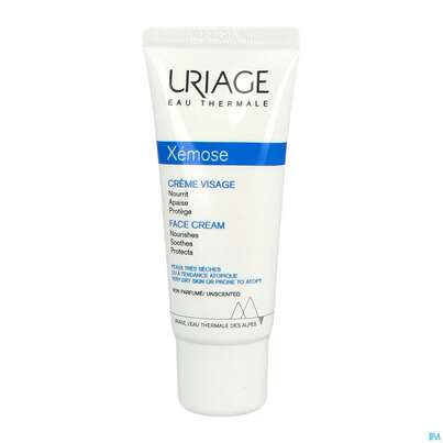 Sie sehen eine Packung Uriage Xemose Gesichtscreme 40ml, Produktbild: 11 Uriage Xemose Gesichtscreme 40ml, A-Nr.: 5618791 - 11