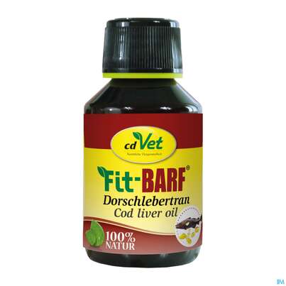 Veterinaerprodukte Cdvet Fit-barf Dorschlebertran 100ml, A-Nr.: 3489705 - 01