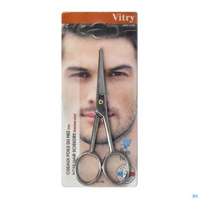 Sie sehen eine Packung Vitry Nasenhaarschere 1pc, Produktbild: 05 Vitry Nasenhaarschere 1pc, A-Nr.: 4628014 - 05