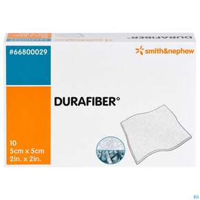 Wundverband Durafiber/gelbildend 5x 5cm 10st, A-Nr.: 3815961 - 01