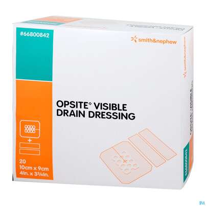 Wundverband Opsite/drain Dresssi Visible 10x 9cm 20st, A-Nr.: 3817730 - 01