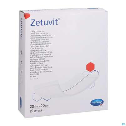 Zetuvit Saugkompressen Steril 20x 20cm 15st, A-Nr.: 1166501 - 03