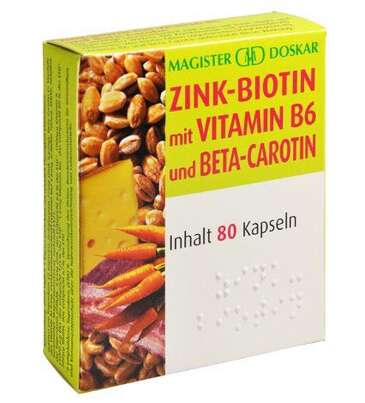 Doskar Zink Biotin plus 80 Kapseln, A-Nr.: 2337778 - 01