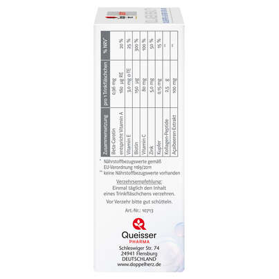 Sie sehen eine Packung Doppelherz system KOLLAGEN BEAUTY, Produktbild: 04 Doppelherz system KOLLAGEN BEAUTY, A-Nr.: 5214326 - 04