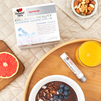 Sie sehen eine Packung Doppelherz system KOLLAGEN BEAUTY, Produktbild: 08 Doppelherz system KOLLAGEN BEAUTY, A-Nr.: 5214326 - 08